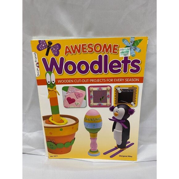 5 Crafting books lot For Foam Crafts Woodlet’s and Pom Pom’s Assorted Crafts - Picture 5 of 12